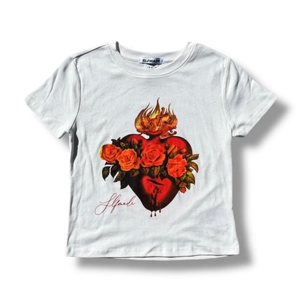 Sacred Heart Women's Baby Tee