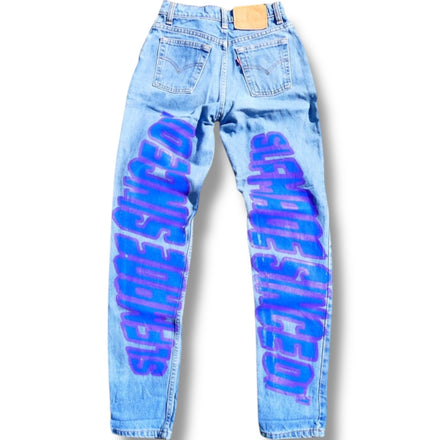 1 of 1 Vintage Levi Denim Jeans 25x30