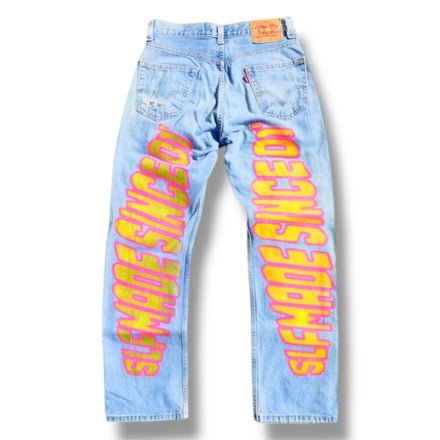 1 of 1 Vintage Levi Denim Jeans 30x30