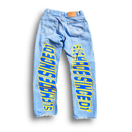 1 of 1 Vintage Levi Denim Jeans 33x30