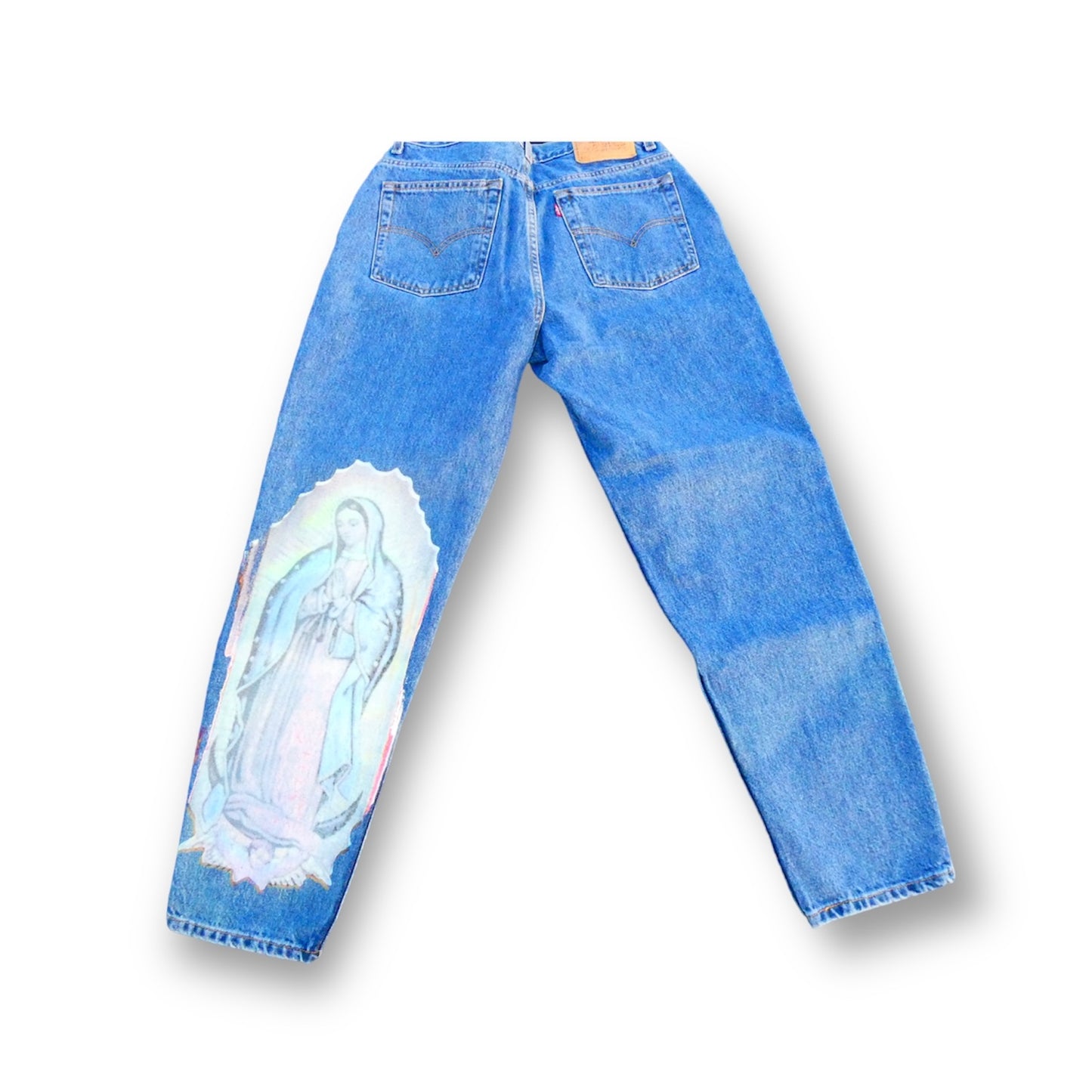 1 of 1 “Virgin Mary” Levi Jeans