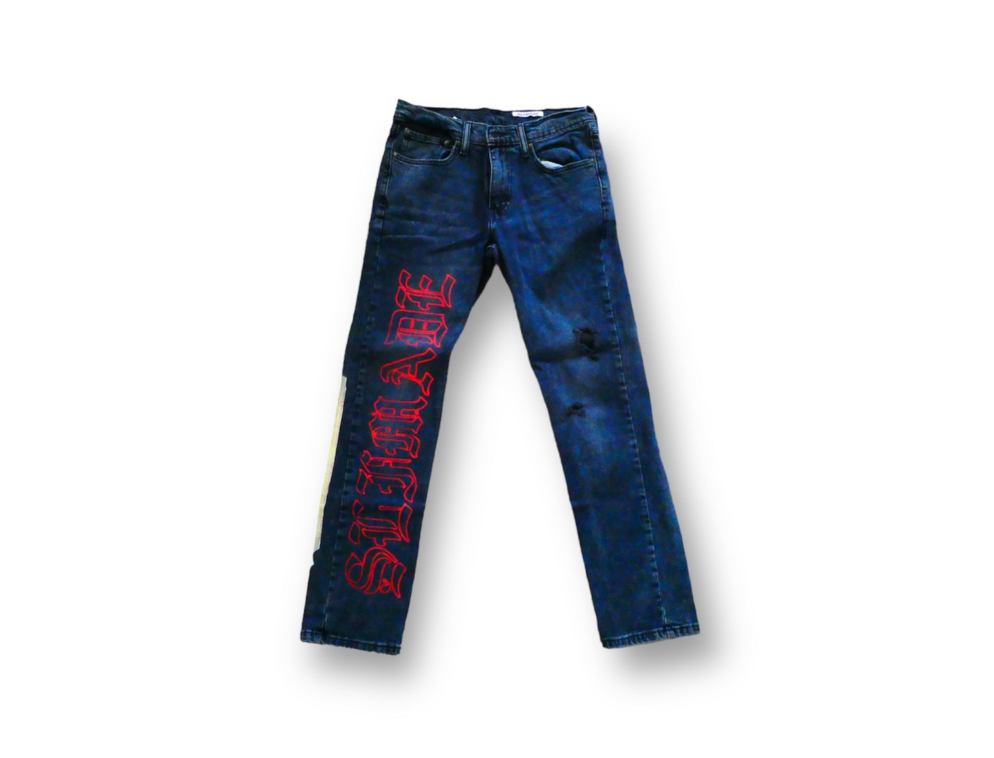 1 of 1 “Virgin Mary” Levi Jeans