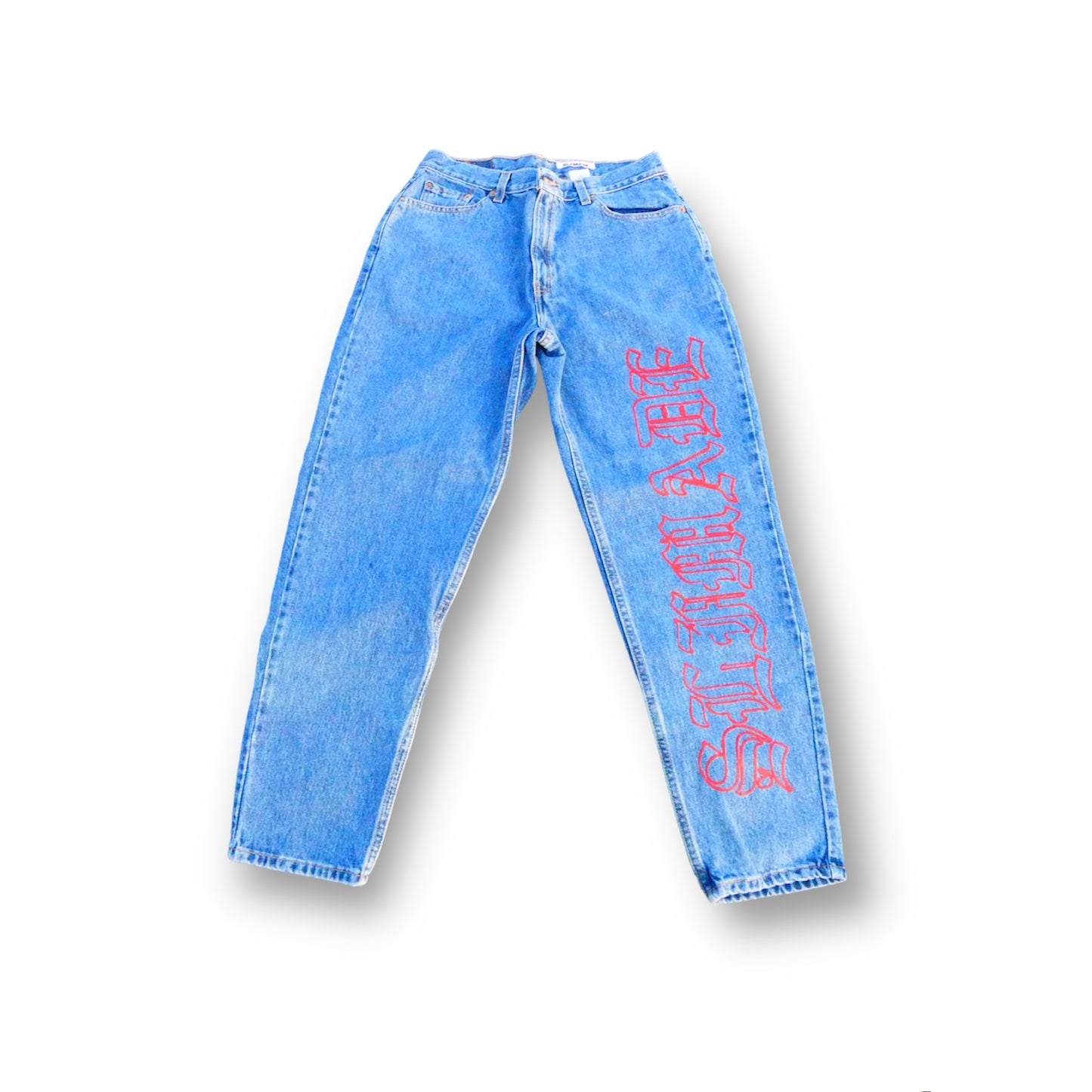 1 of 1 “Virgin Mary” Levi Jeans