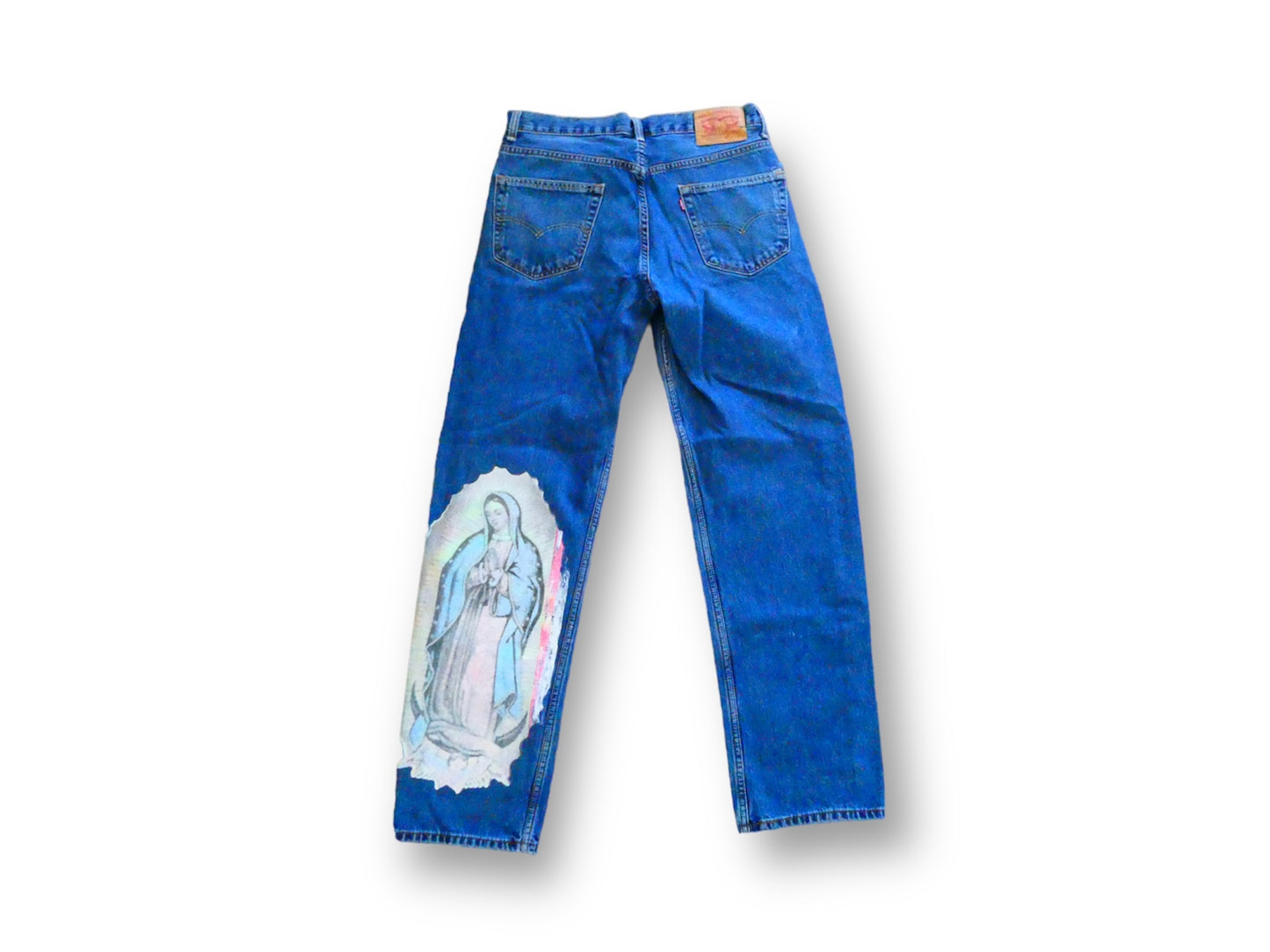 1 of 1 “Virgin Mary” Levi Jeans