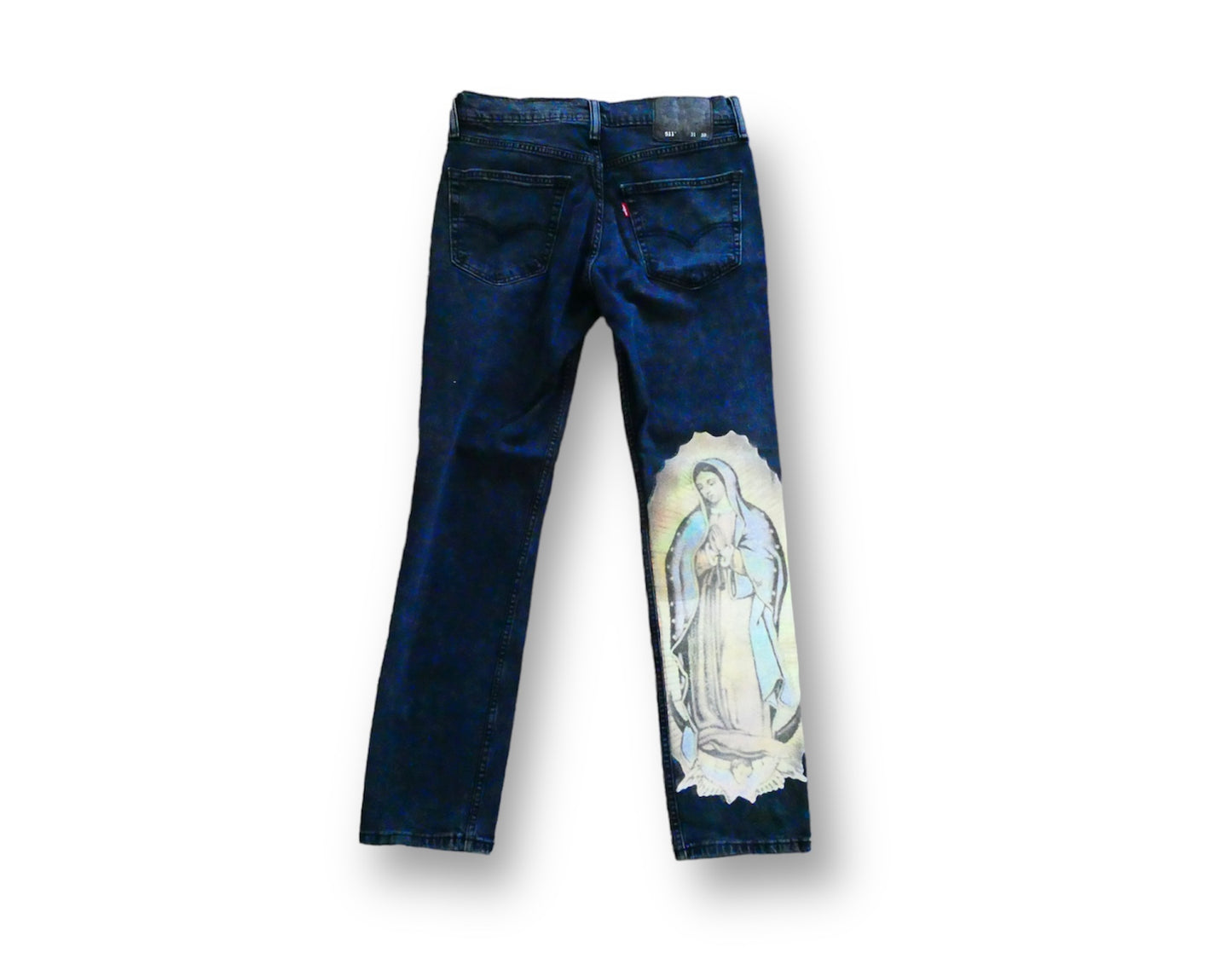 1 of 1 “Virgin Mary” Levi Jeans